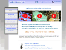 Tablet Screenshot of midasmotion.com
